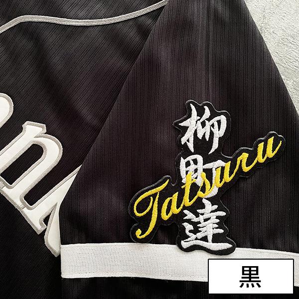 メール便送料無料】ソフトバンクホークス 刺繍ワッペン 柳町 ネーム