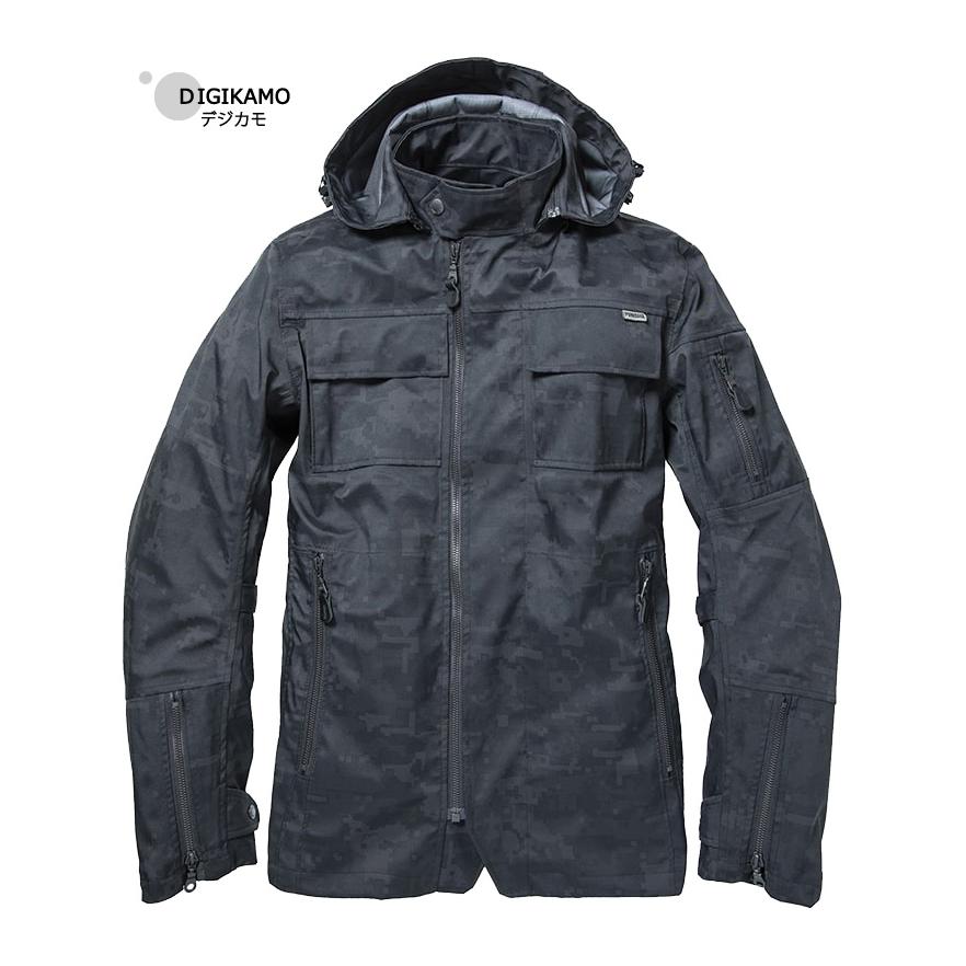 レディースバイクジャケット 防寒 防水 防風 透湿 撥水 女性 デジカモ