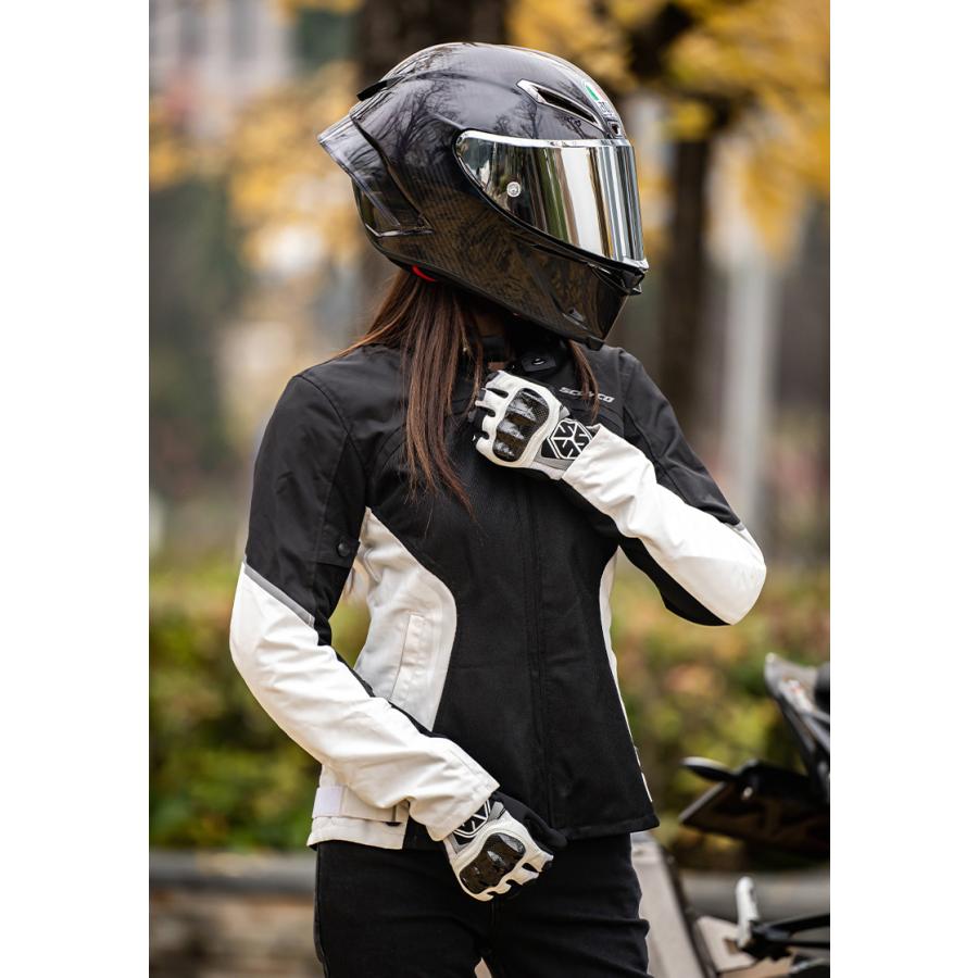 サイズ交換1回無料】レディースメッシュバイクジャケット SCOYCO