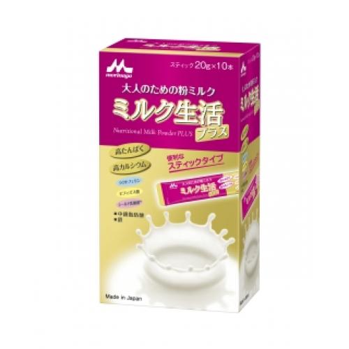 森永乳業 ミルク生活プラス ステック（20g×10本） : くすりのレデイ