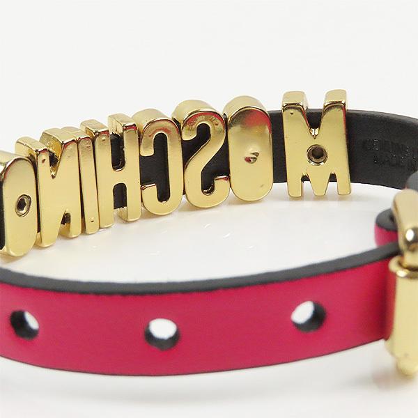 MOSCHINO（モスキーノ） Crystal Embellished Logo Bracelet A77528002