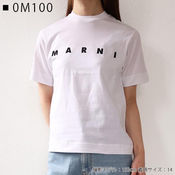 MARNI（マルニ） LOGO T-SHIRT Tシャツ 半袖 クルーネック ロゴT