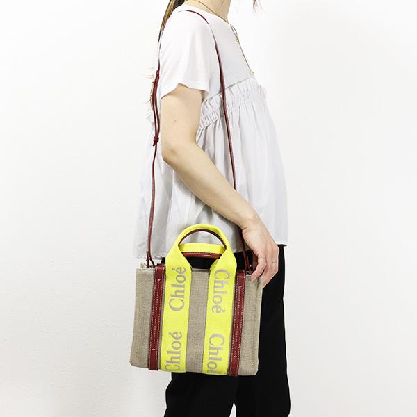 Chloe（クロエ） WOODY LOGO SMALL TOTE BAG ショルダーバッグスモール