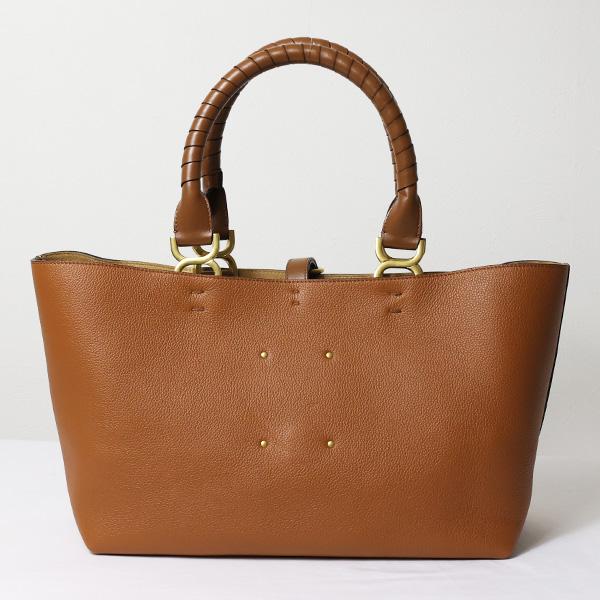 camcam✨Chloe マーシー かごバッグ トート ラフィア 本革 茶 camcam