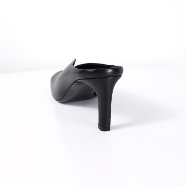 JIL SANDER（ジルサンダー） Square Toe Leather Mules サンダル