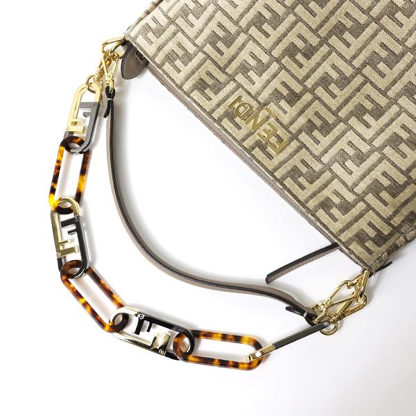 FENDI（フェンディ） O Lock Zip Shoulder Bag ハンドバッグ