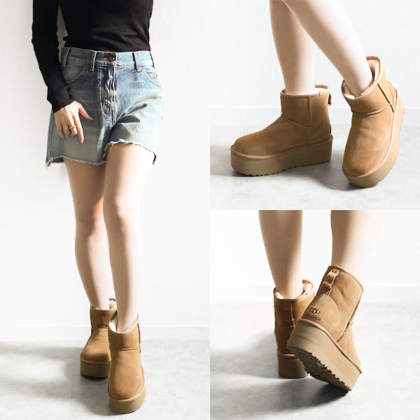 UGG（アグ） Classic Mini Platform ムートンブーツ クラシック ミニ