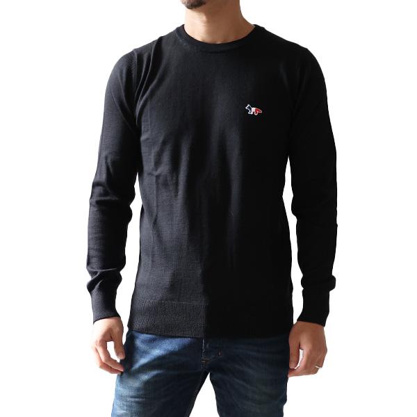 MAISON KITSUNE（メゾン キツネ） Tricolor Fox Patch Sweater