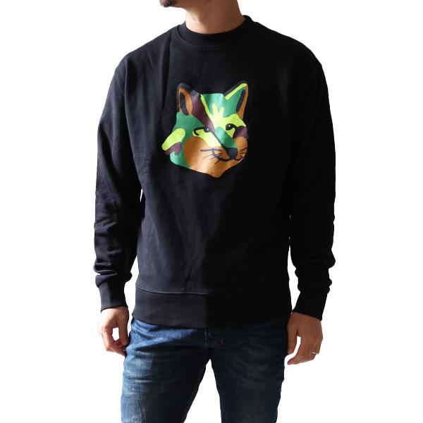 MAISON KITSUNE（メゾン キツネ） Neon Fox Print Sweatshirts ネオン