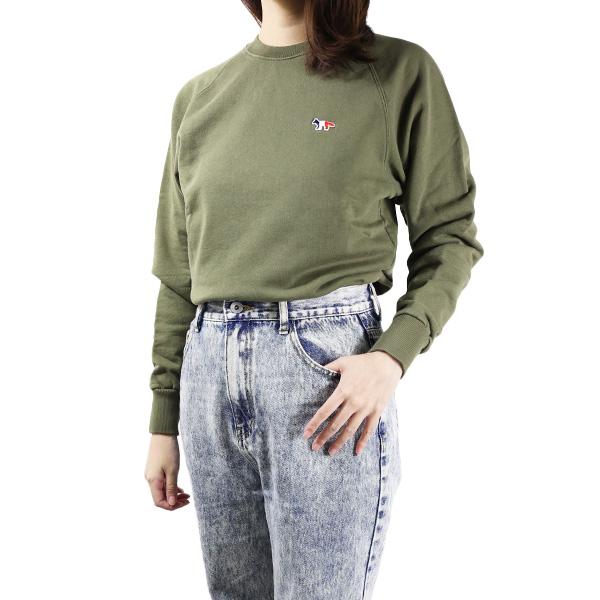 MAISON KITSUNE（メゾン キツネ） Tricolor Fox Patch Sweatshirts