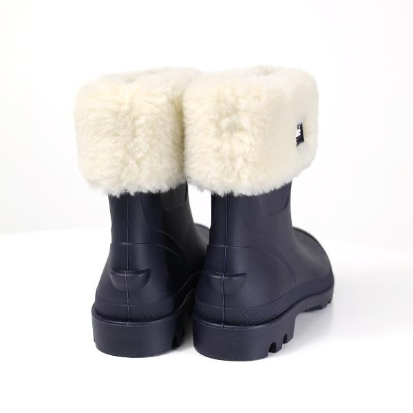 Chloe（クロエ） Logo Fur Rain Boots レインブーツ ロゴ ファー 靴