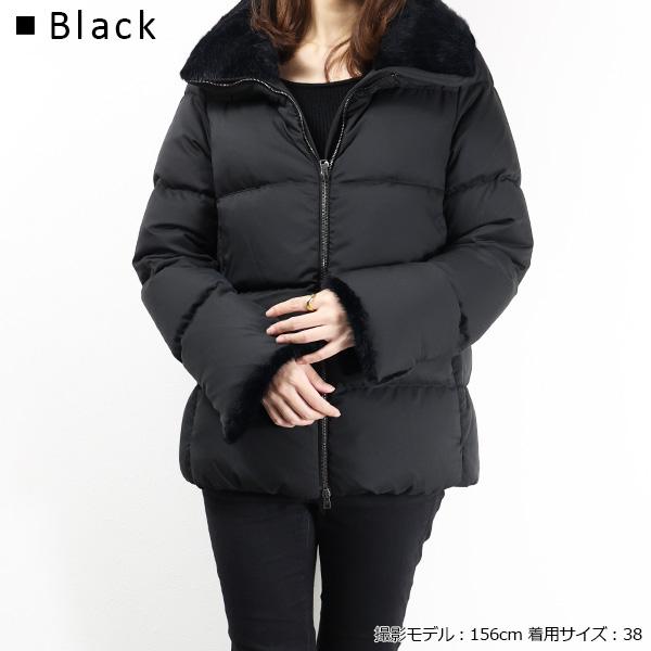 HERNO（ヘルノ） Fur Down Jacket ダウンジャケット フェイクファー