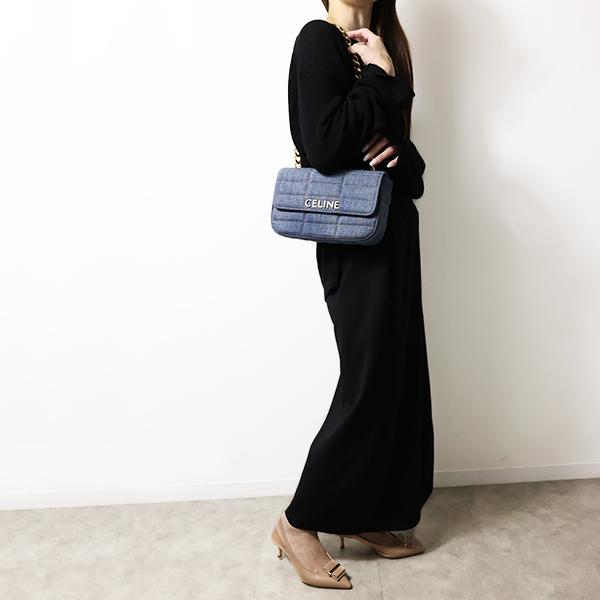 CELINE（セリーヌ） ショルダーバッグ Celine Logo Denim Chain