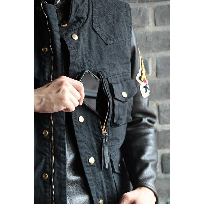 Langlitz Leathers ラングリッツレザーズ【B.D. RIDING VEST】デニム
