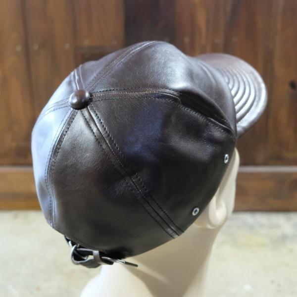 Mr.FATMAN ミスターファットマン【LEATHER SHORT BRIM CAP By BRIDGE