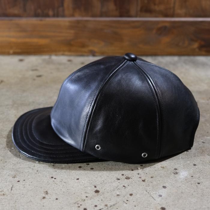 Mr.FATMAN ミスターファットマン【LEATHER CAP】レザーキャップ 茶芯
