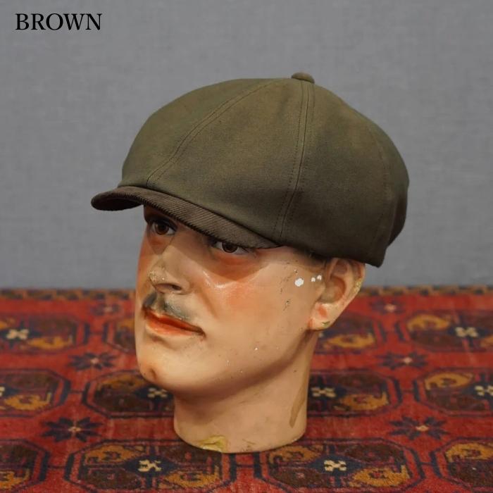 ミスターファットマン モールスキン ビークキャスケット ブラウン L