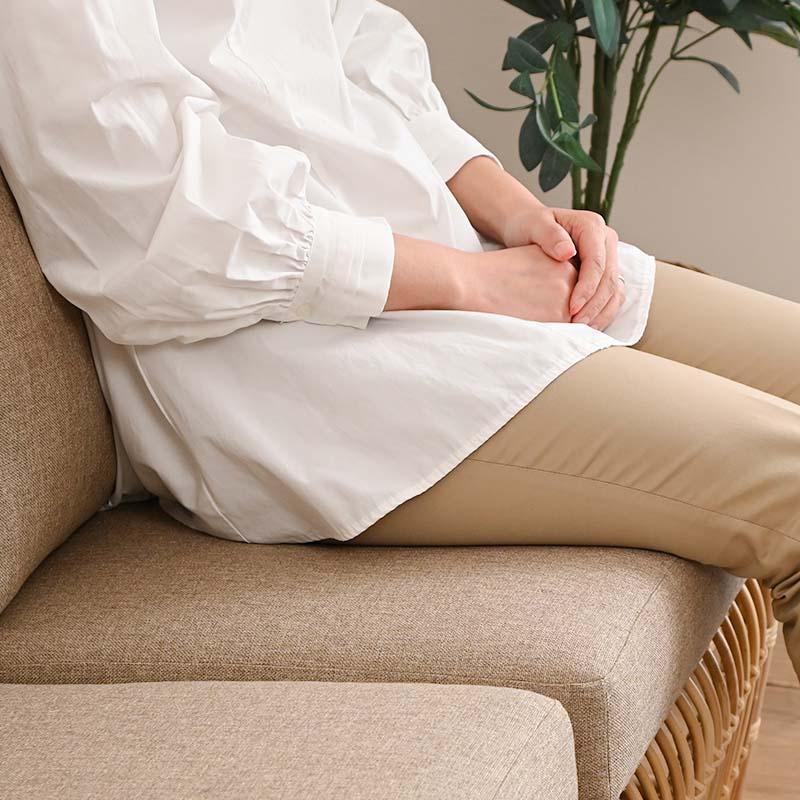 ラタン 1人掛けソファ 単品 1台 ECD351NXZ 爆買 : ランドマーク - 通販