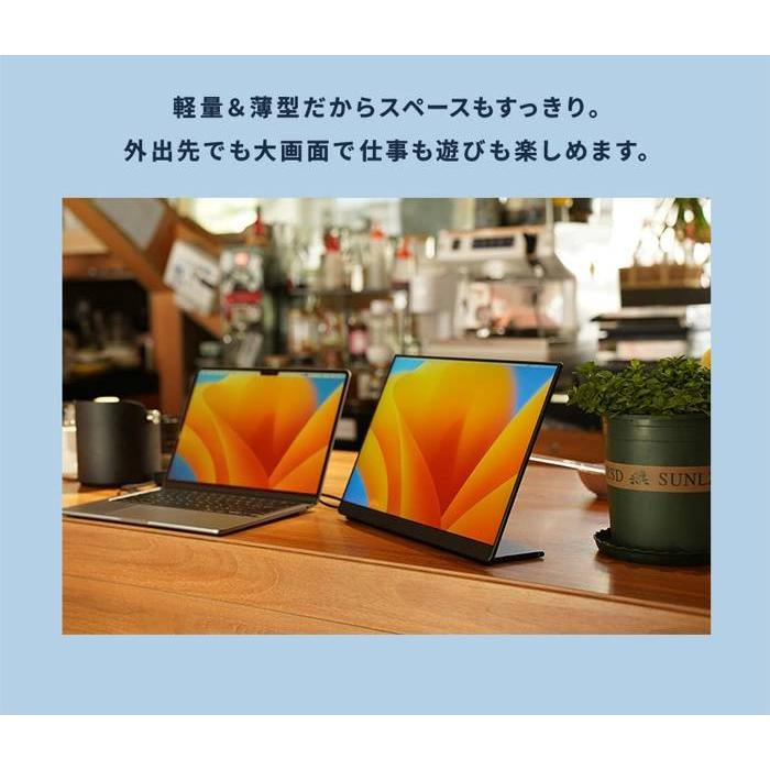 EHOMEWEI モバイルモニター EHOMEWEI LQ-160PW 16インチ 高性能 2K