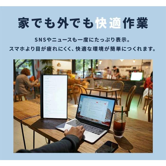 EHOMEWEI モバイルモニター EHOMEWEI LQG-156PW ゲーミングモニター