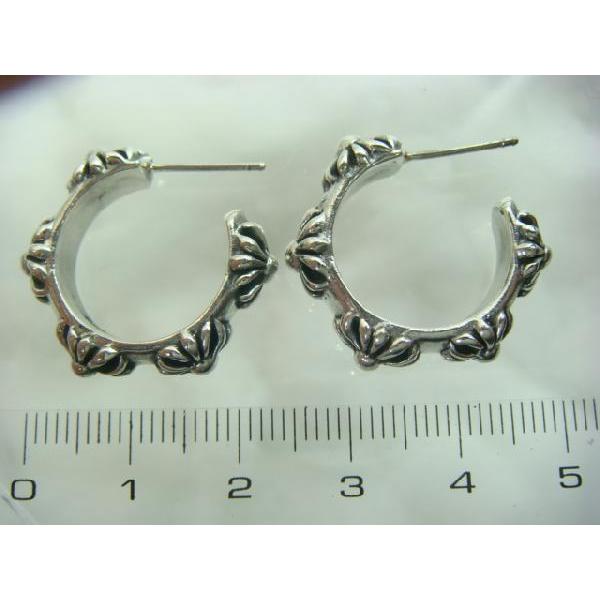 シルバーピアス 重量感がある メンズ G型ピアス e081(e-7-9