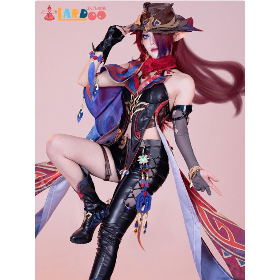 原神 Genshin ナタ チャスカ-Chasca コスプレ衣装 コスチューム