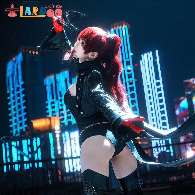 ペルソナ5 芳澤かすみ 怪盗スーツ仮面付き コスプレ衣装 コスチューム