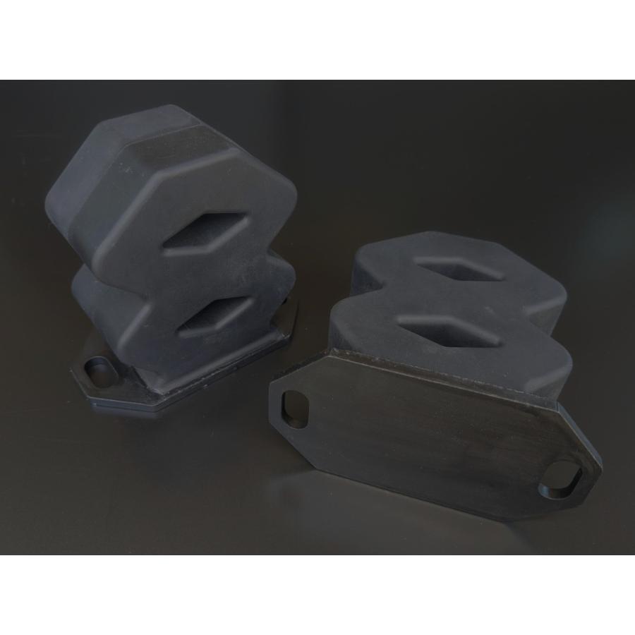 ジムニー ビッグサイズ8の字バンプストッパー バンプラバー 硬度ハード