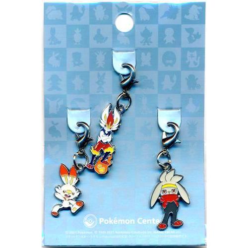 ポケットモンスター 全国ずかんメタルチャーム 813・814・815 ヒバニー