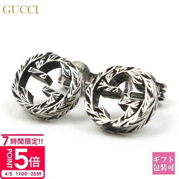 GUCCI（グッチ） アクセサリー ピアス インターロッキングG シルバー