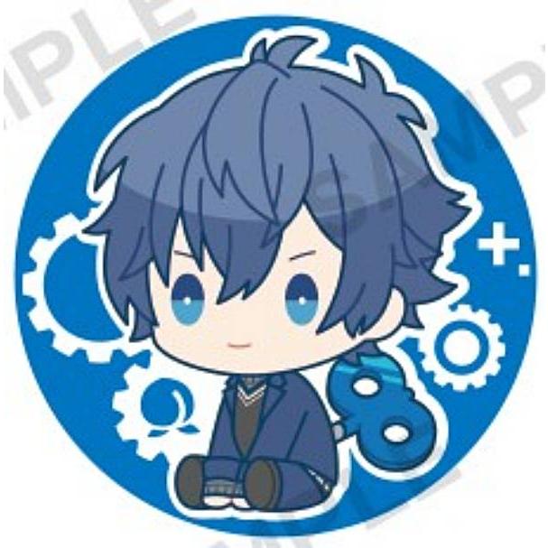 なおきり】カラフルピーチ ぺたっとねじまき 刺繍缶バッジ : トレカ