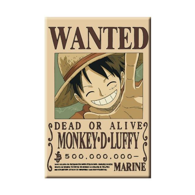 モンキー・D・ルフィ】ワンピース 手配書缶バッジ : トレカショップ