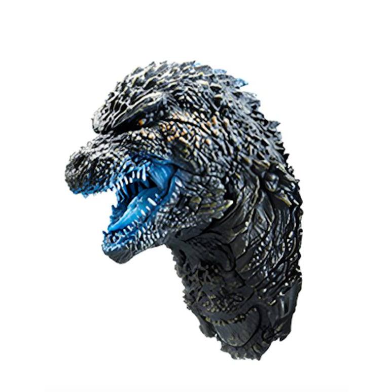 E賞 ゴジラ（2023）熱線放射ver. (モンスターヘッドマグネット) 】 一
