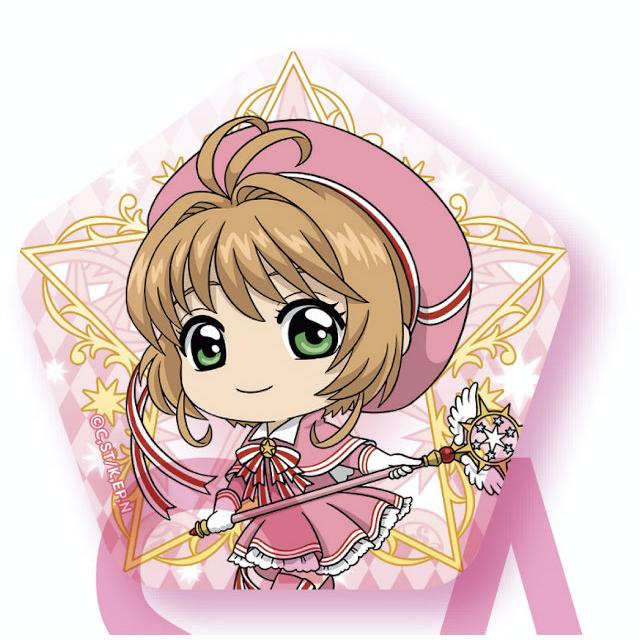 木之本桜】 カードキャプターさくら クリアカード編 星型缶バッジ