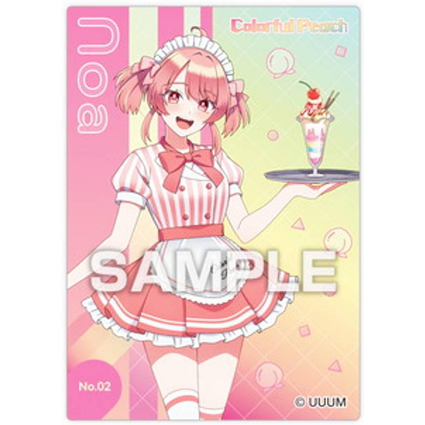 No.02 のあ】カラフルピーチ クリアカードコレクションガム カラピチ