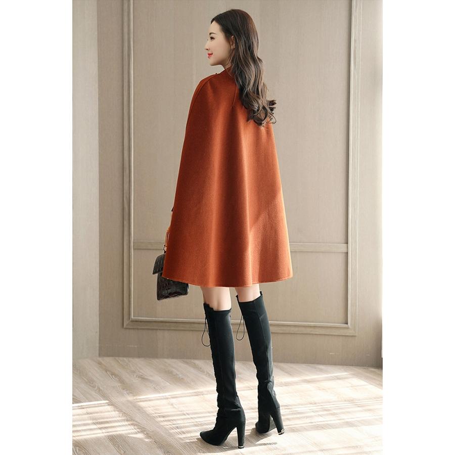 ポンチョコート コート レディース 冬 大きいサイズ チェスターコート