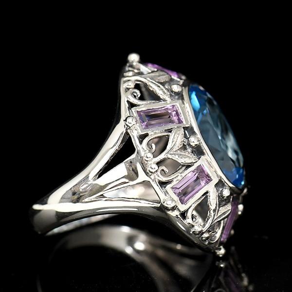 423 14kgfブルートパーズ・アメジスト・ブルームーンストーンの