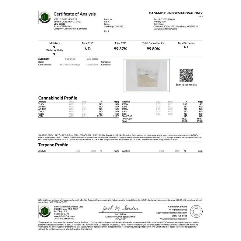 SKEW（スキュー） CBD パウダー 3g CBD 99% アイソレート3000mg skew