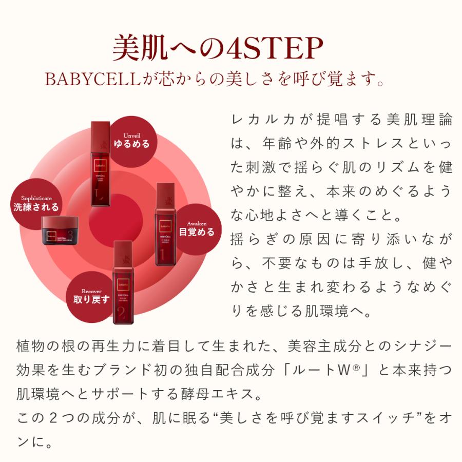 Lekarka（レカルカ） 公式 BABYCELLトライアルキット ｜ 化粧水 美容液