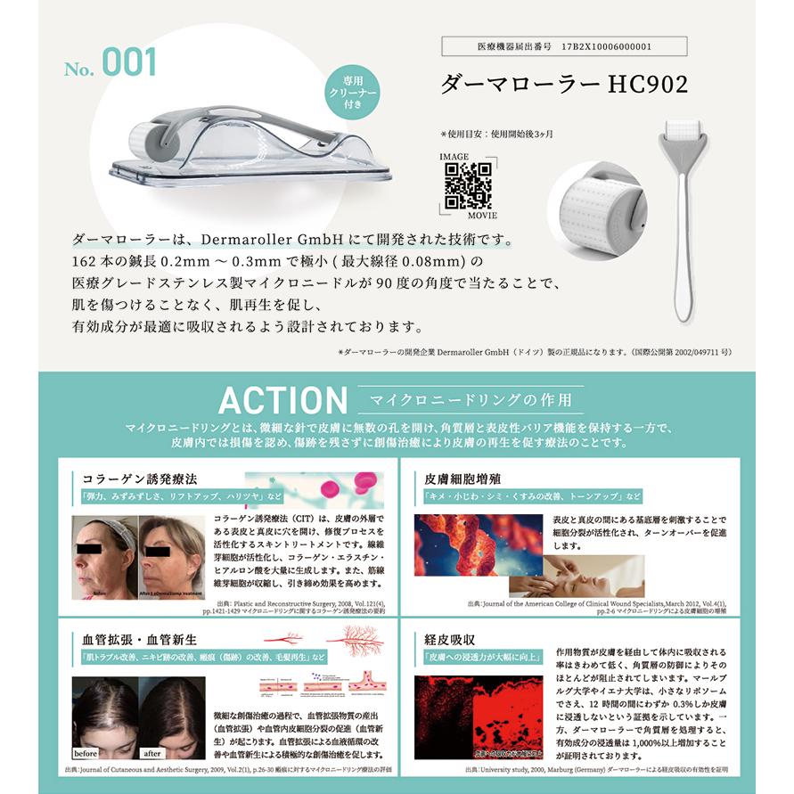 Dermaroller（ダーマローラー） hc902 育毛 毛孔性苔癬 正規 ドイツ