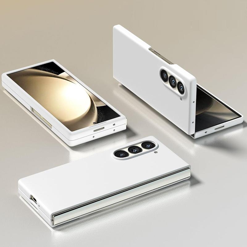 Galaxy Z Fold6 ケース 横開き 折り畳み可能 シリコン塗装 マットな