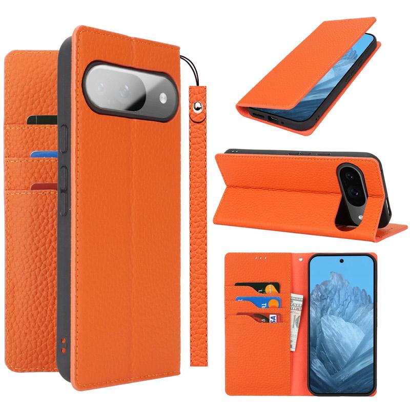 Google Pixel 本革 9 Pro/Pixel ケース 手帳型 財布型 耐衝撃 ベルト