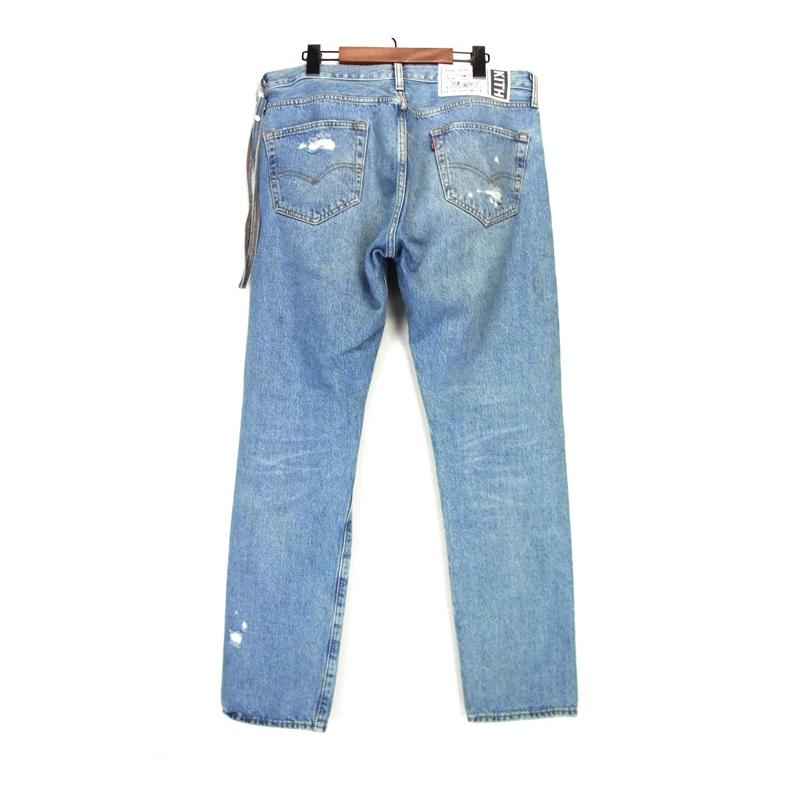 キス KITH × リーバイス Levis 18AW 【THRASHED 501 DENIM 】 ダメージ