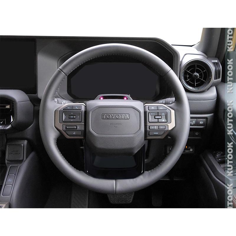 爆買 KUTOOK ランクル250 ステアリングカバー LC250 VX GX ZX 内装
