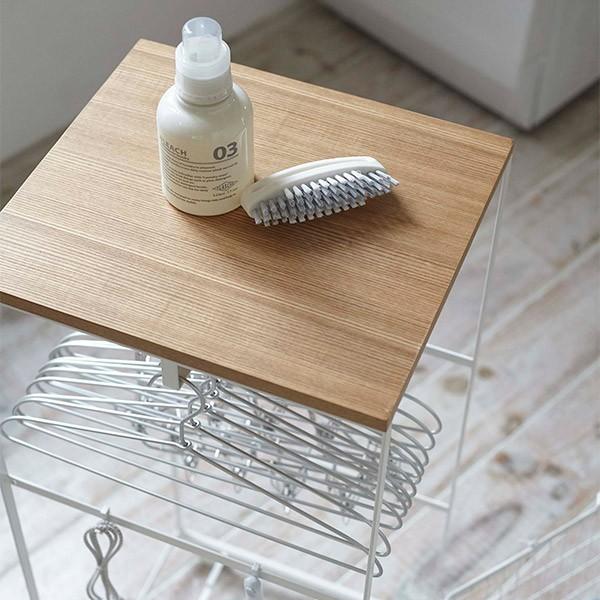 山崎実業 tosca 天板付きランドリーワゴン トスカ ホワイト