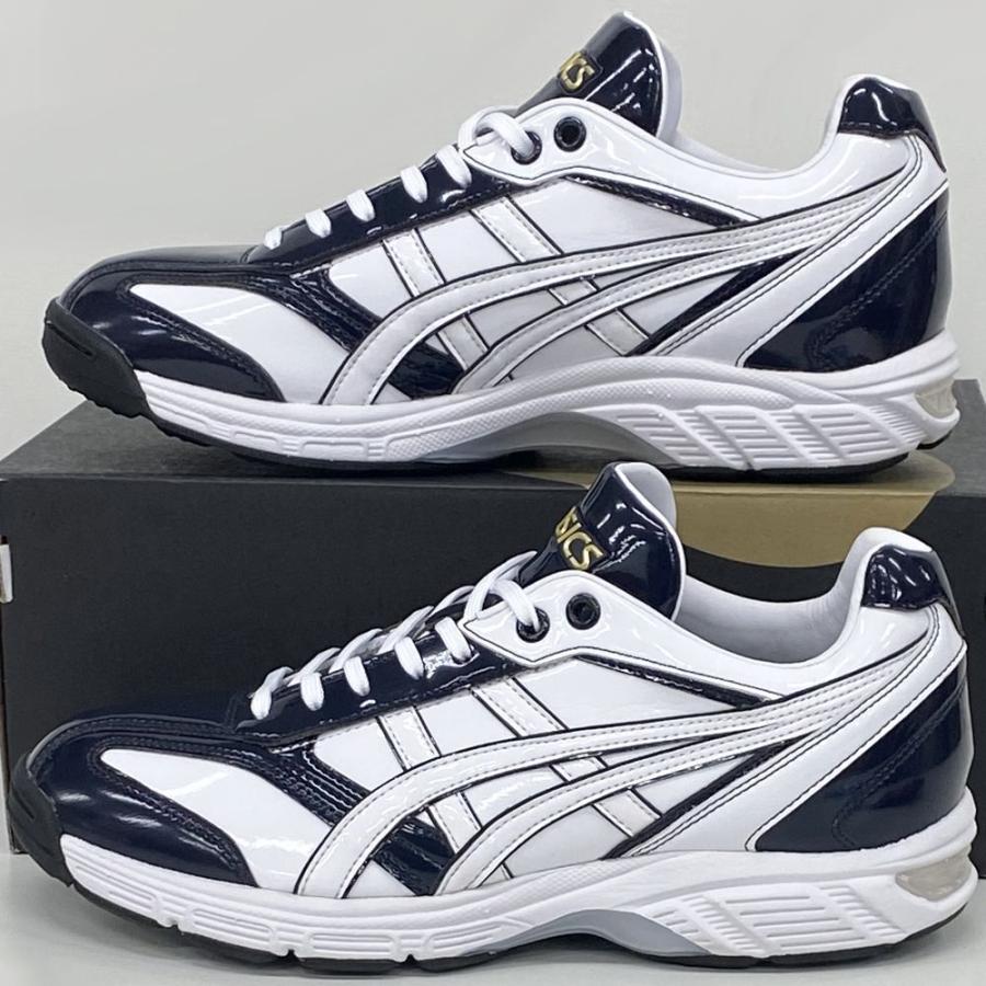 ASICS（アシックス） 【サイズ交換送料無料】ホワイト×ネイビー 野球