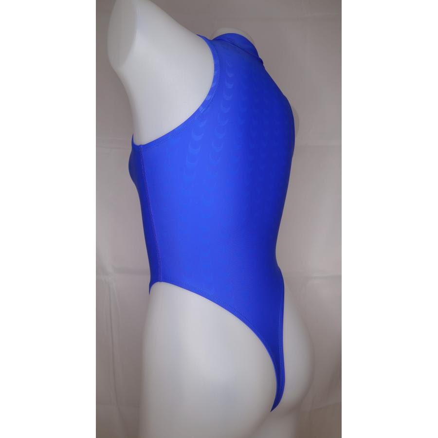 SWIMHXBY] 競泳水着 レディース ガールズ 203 青 ウォーターポロ