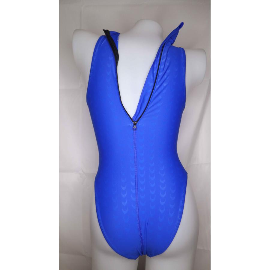 SWIMHXBY] 競泳水着 レディース ガールズ 203 青 ウォーターポロ