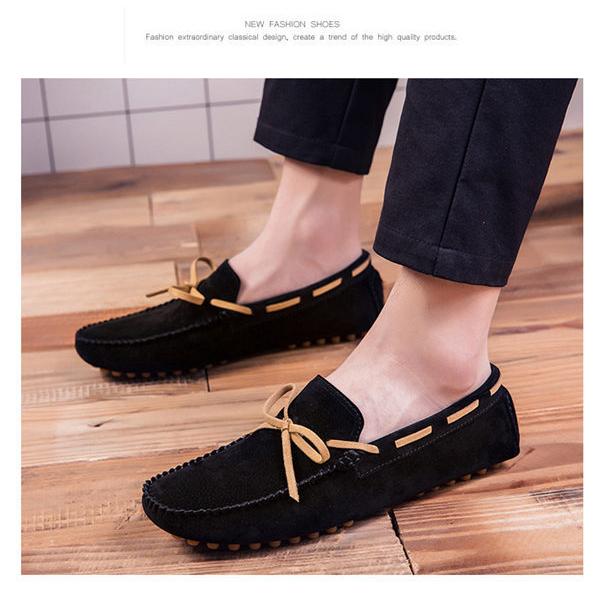 ドライビングシューズ メンズ 本革 デッキシューズ 革靴 くつ スエード