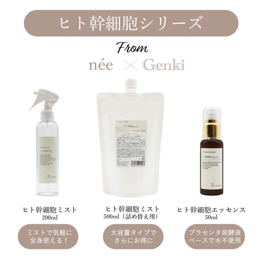 詰替】ニーゲンキ ミスト ヒト幹細胞ミスト 500ml レフィル 全身使える